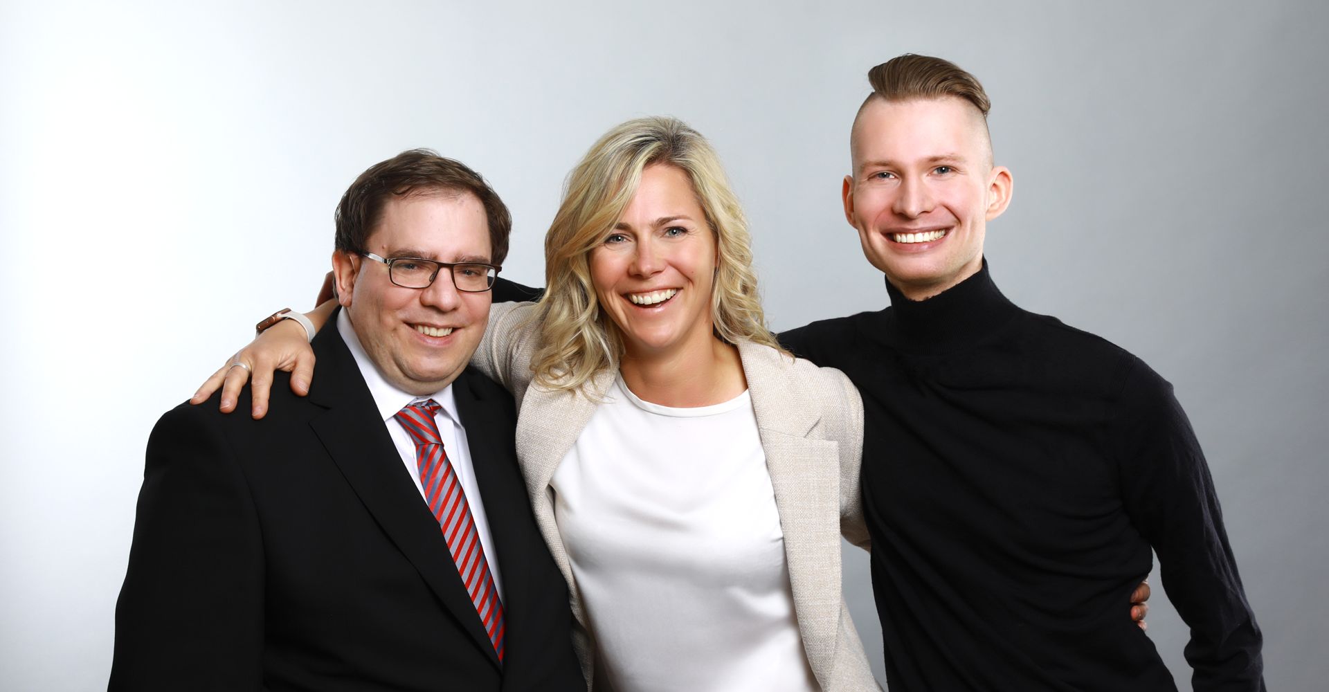 v.l.n.r.: Dr. Phillip Rosin, Tabea Gutschmidt, Jonas Kolecki